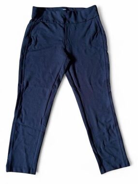 Express black high-waisted office business casual capri leggings Sz M